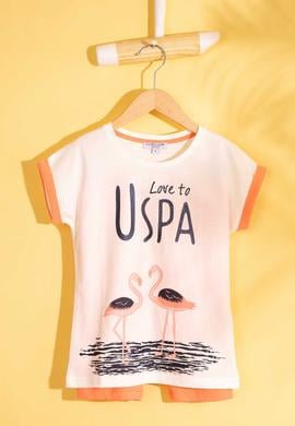 Kız Çocuk Beyaz Pijama Takımı - 50210104005