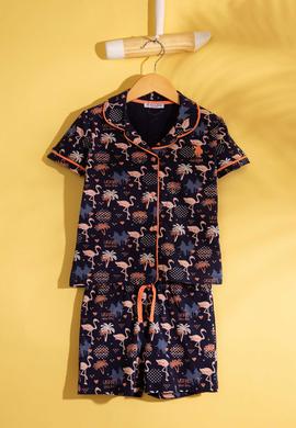 Kız Çocuk Lacivert Pijama - 50210105005