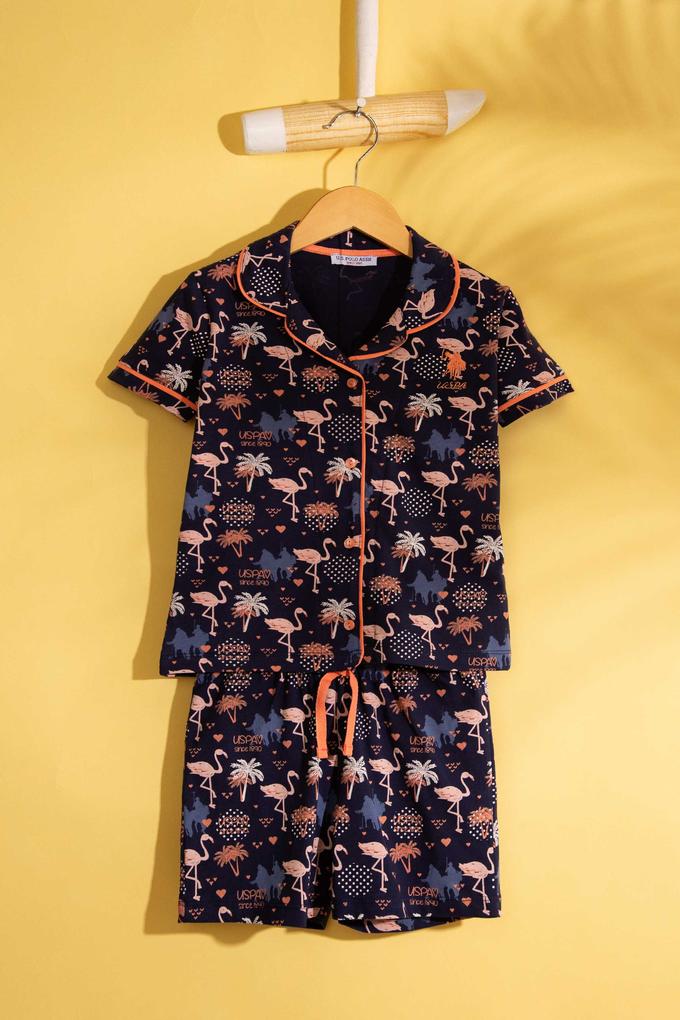 Kız Çocuk Lacivert Pijama