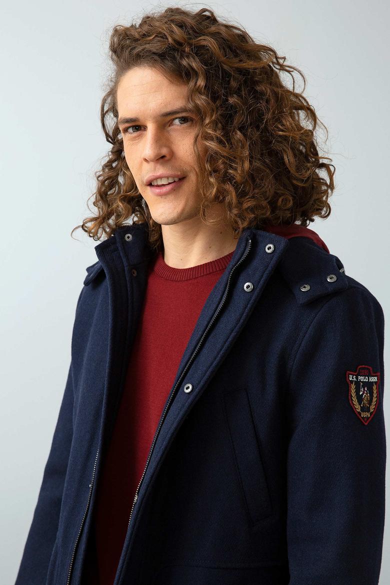 Erkek Lacivert Kısa Regular Kaban - 50196088012