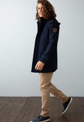 Erkek Lacivert Kısa Regular Kaban - 50196088012