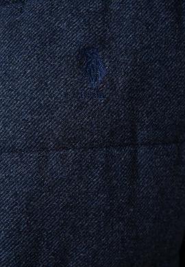 Erkek Lacivert Uzun Regular Kaban - 50196103001