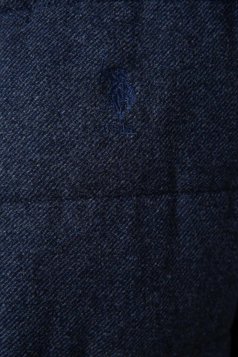 Erkek Lacivert Uzun Regular Kaban - 50196103001