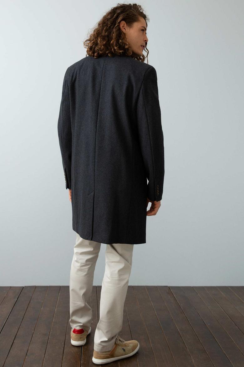 Erkek Gri Kaban Kaşe - 50196104005