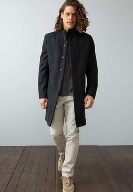 Erkek Gri Kaban Kaşe - 50196104005