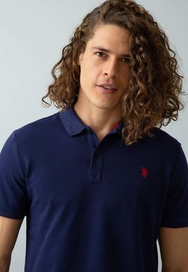 Erkek Lacivert Basic Polo Yaka Tişört - 50199991032