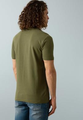 Erkek Koyu Haki Polo Yaka T-Shirt Basic - 50199991084