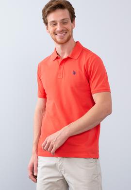 Erkek Nar Çiçeği Basic Polo Yaka Tişört - 50199991142