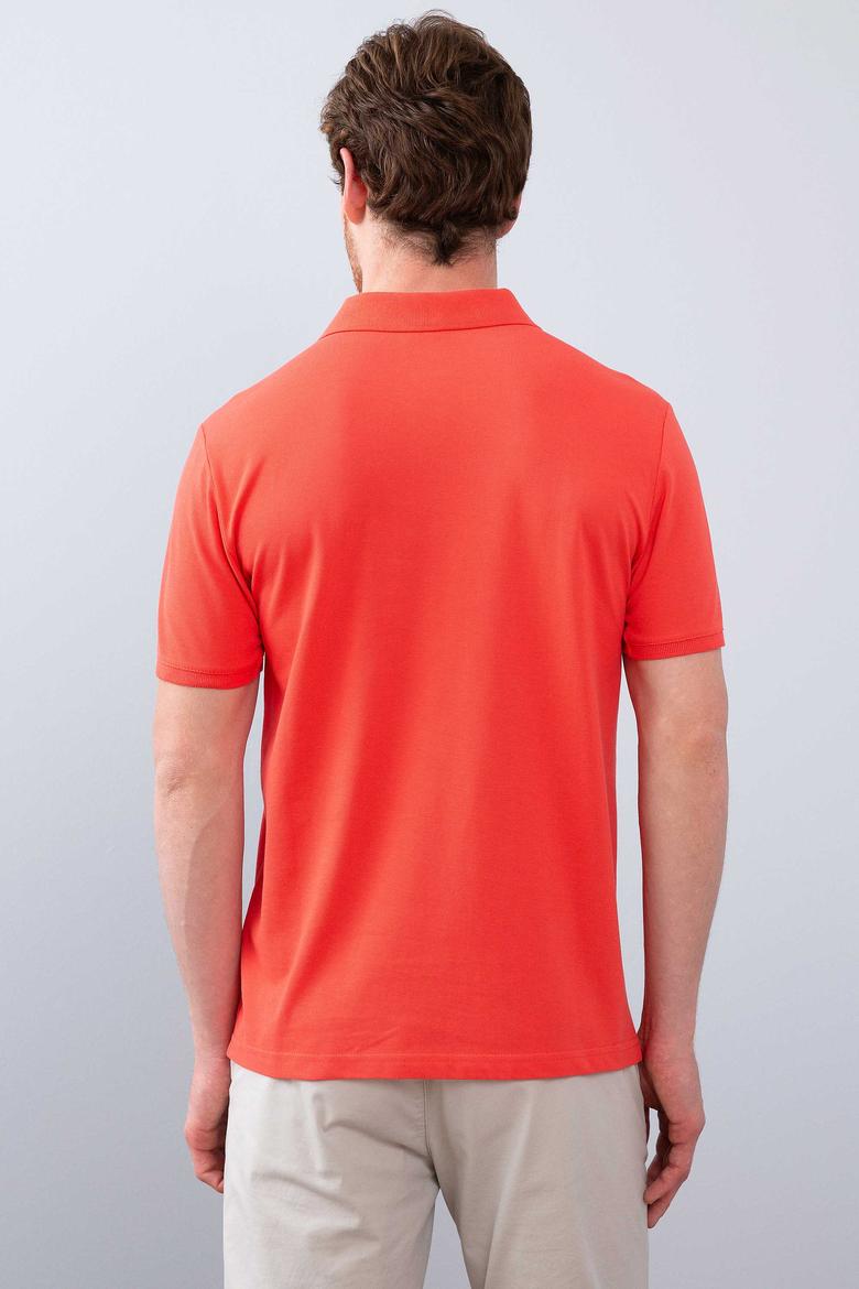 Erkek Nar Çiçeği Basic Polo Yaka Tişört - 50199991142