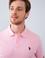 Erkek Açık Pembe Basic Polo Yaka Tişört