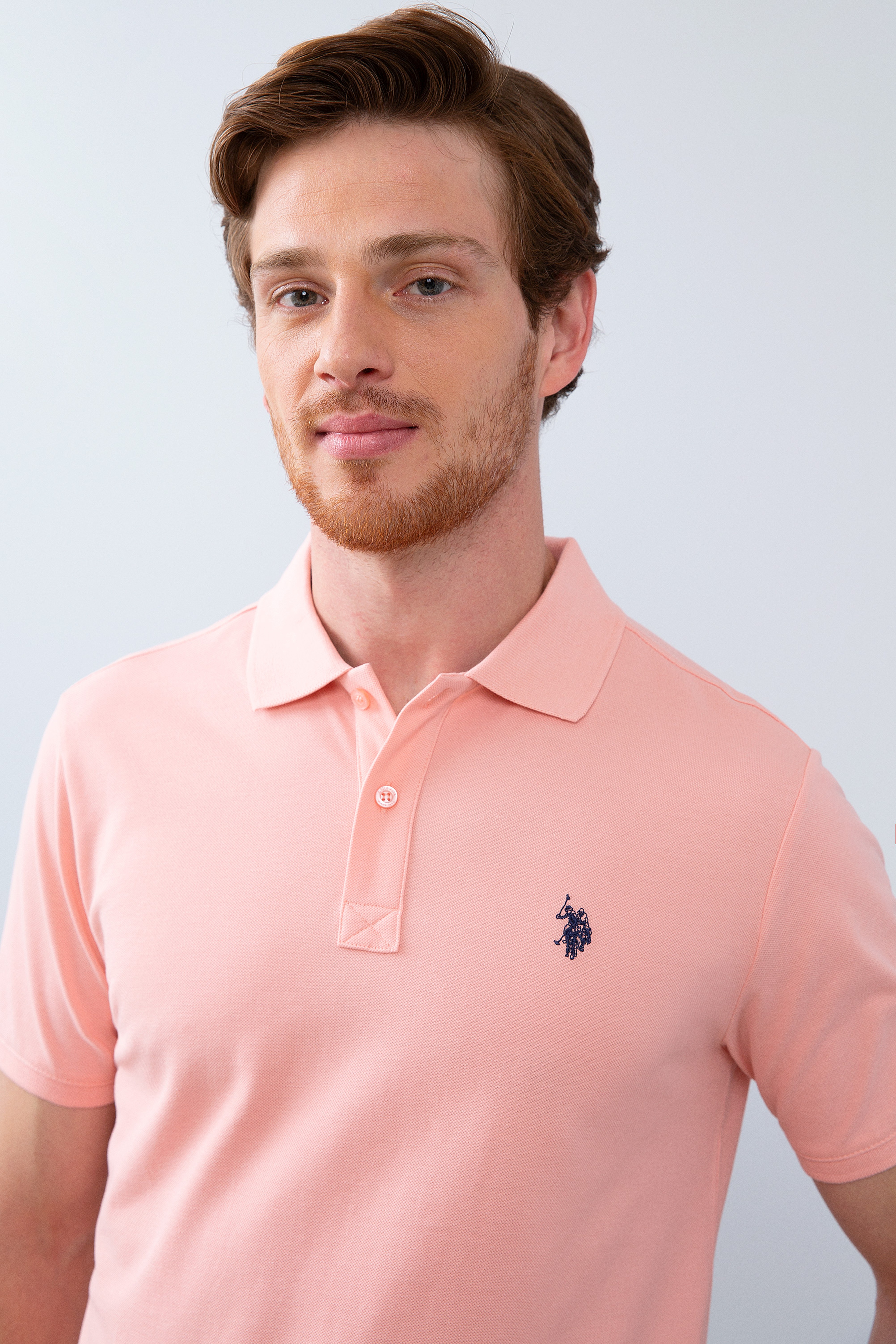 Erkek Pembe Basic Tişört - Image 2