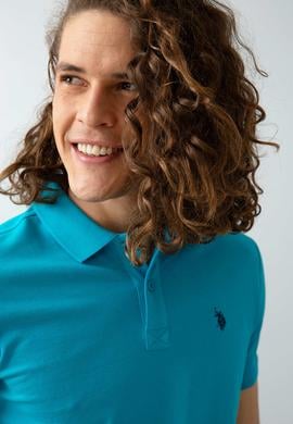 Erkek Petrol Basic Polo Yaka Tişört - 50199991202