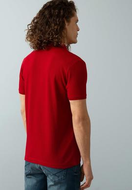 Erkek Bordo Basic Polo Yaka Tişört - 50199991260