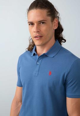 Erkek Açık Lacivert Basic Polo Yaka Tişört - 50199991272