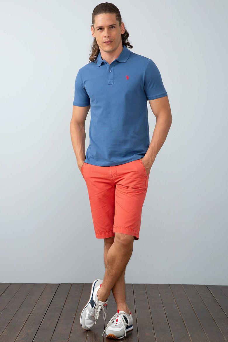 Erkek Açık Lacivert Basic Polo Yaka Tişört - 50199991272