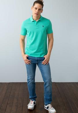 Erkek Mint Basic Polo Yaka Tişört - 50199991296