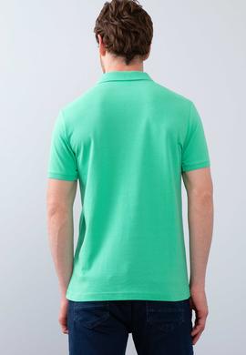 Erkek Elma Yeşili Basic Polo Yaka Tişört - 50199991311