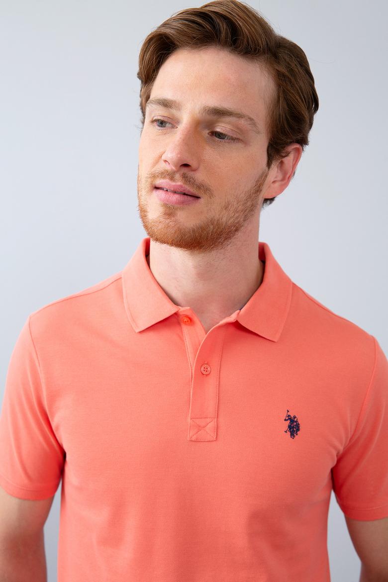 Erkek Somon Polo Yaka T-Shirt Basic - 50199991334