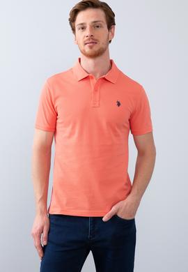 Erkek Somon Polo Yaka T-Shirt Basic - 50199991334