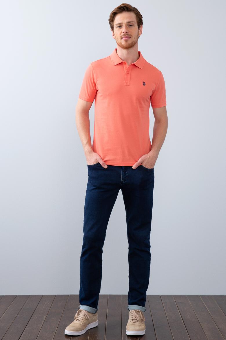 Erkek Somon Polo Yaka T-Shirt Basic - 50199991334