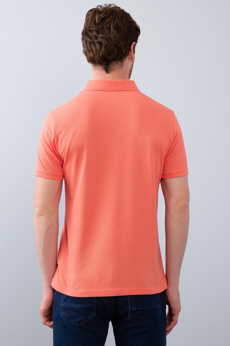 Erkek Somon Polo Yaka T-Shirt Basic - 50199991334