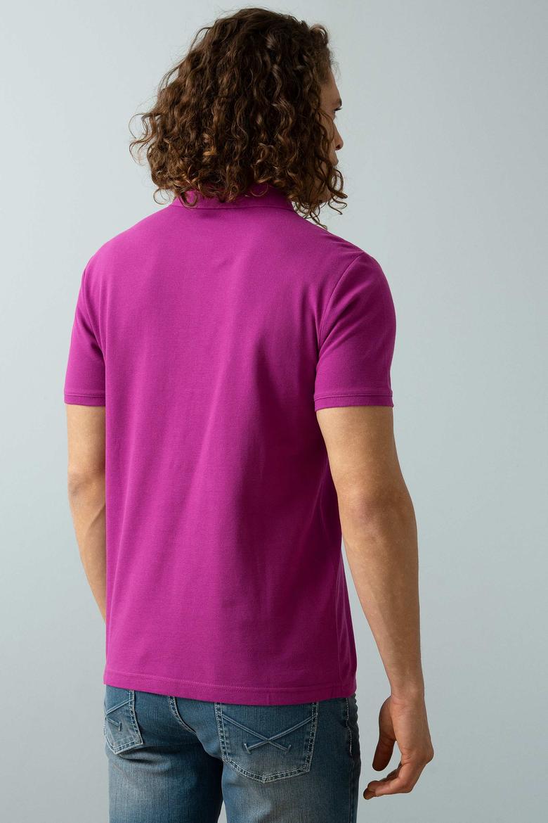 Erkek Menekşe Basic Tişört - 50199991344