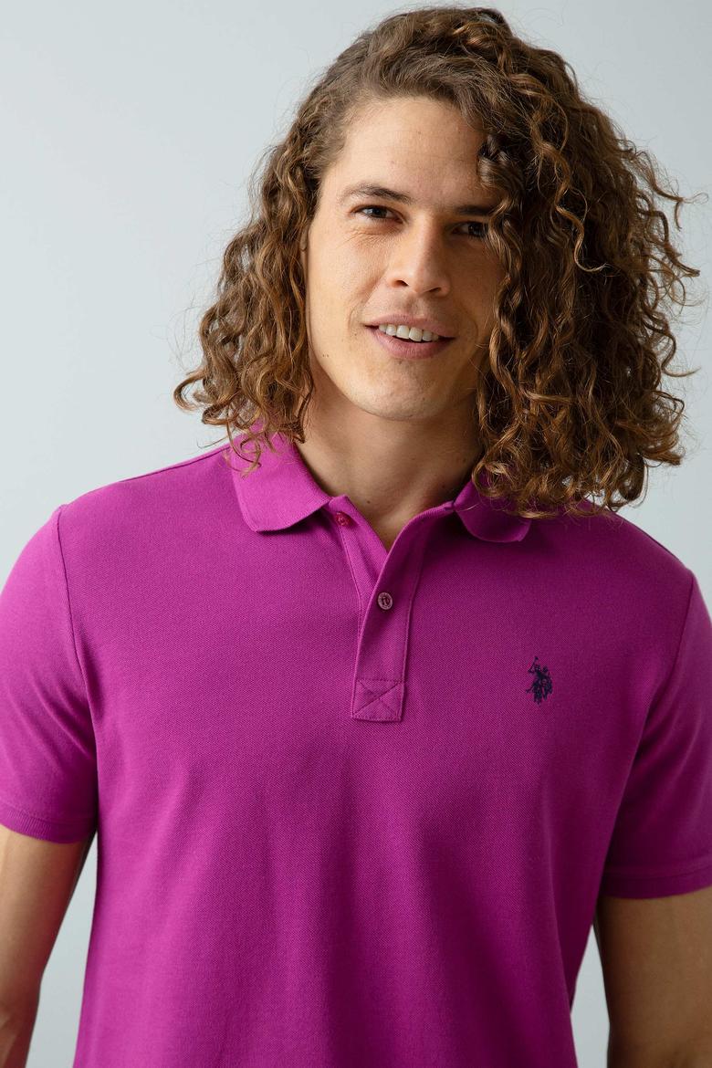 Erkek Menekşe Basic Tişört - 50199991344