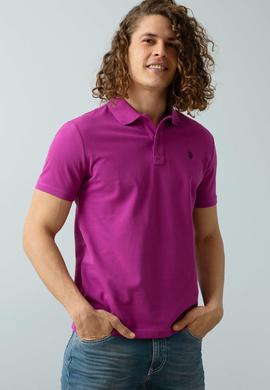 Erkek Menekşe Basic Tişört - 50199991344