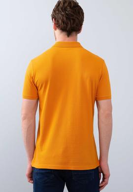Erkek Hardal Polo Yaka T-Shirt Basic - 50199991362