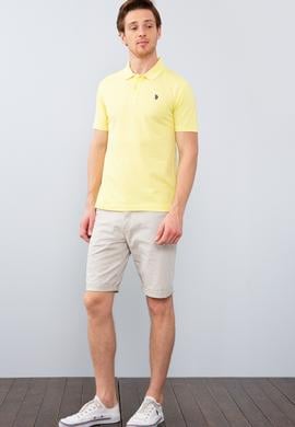 Erkek Limon Basic Polo Yaka Tişört - 50199991382