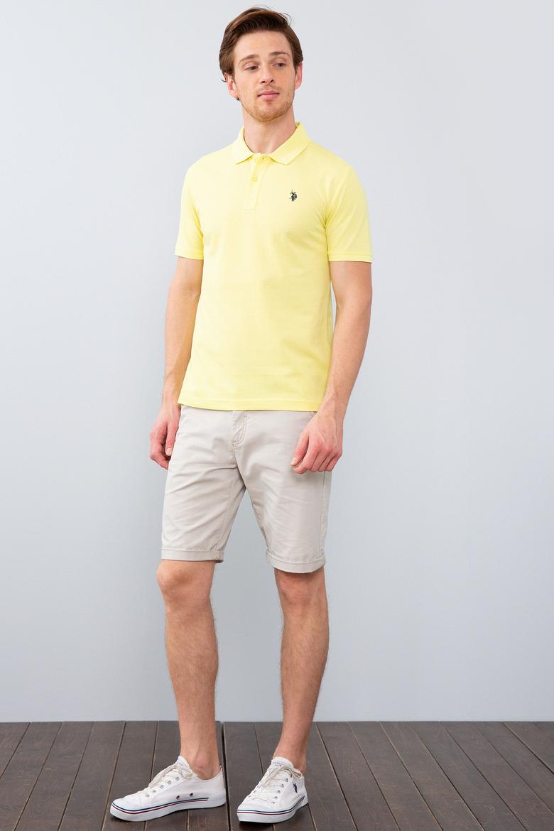 Erkek Limon Basic Polo Yaka Tişört - 50199991382