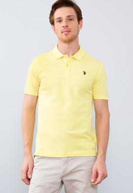 Erkek Limon Basic Polo Yaka Tişört - 50199991382