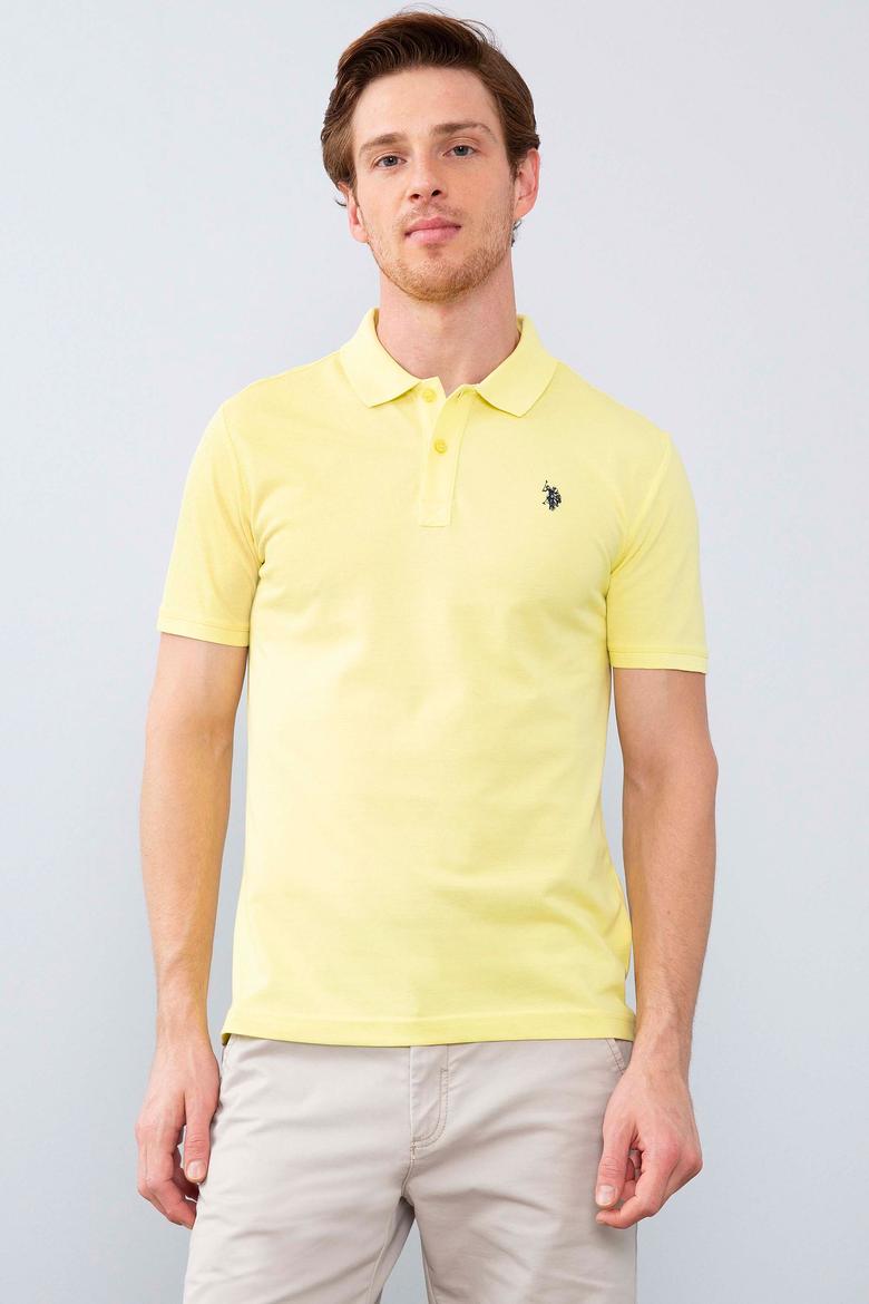 Erkek Limon Basic Polo Yaka Tişört - 50199991382