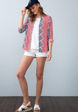 Kadın Beyaz Uzun Kollu Gömlek - 50200012008