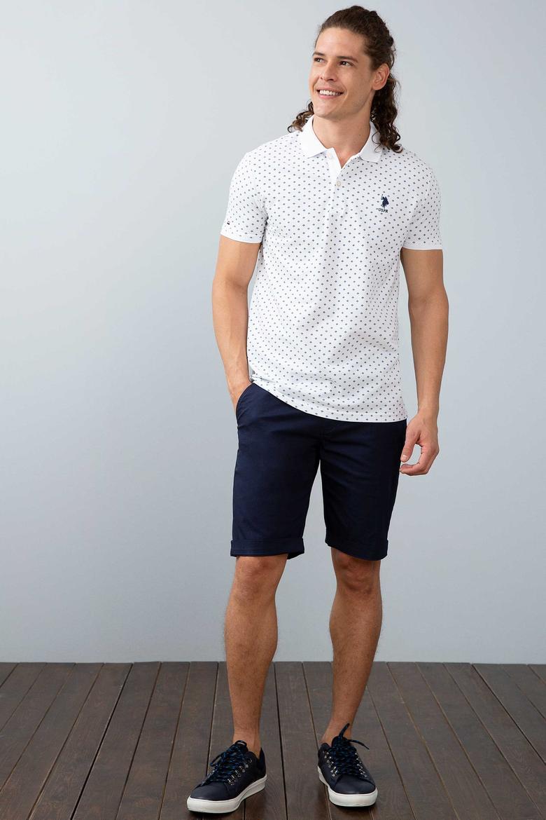 Erkek Beyaz Polo Yaka T-Shirt - 50200019009