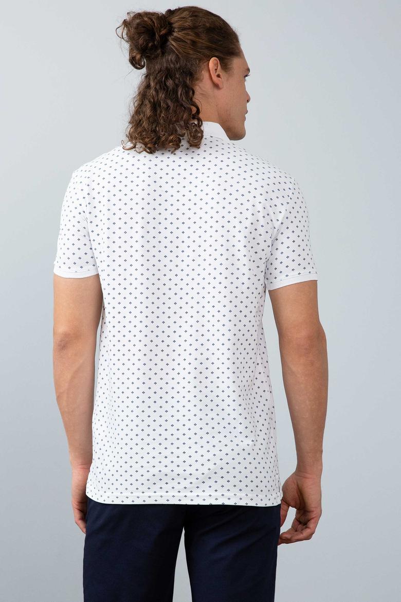 Erkek Beyaz Polo Yaka T-Shirt - 50200019009