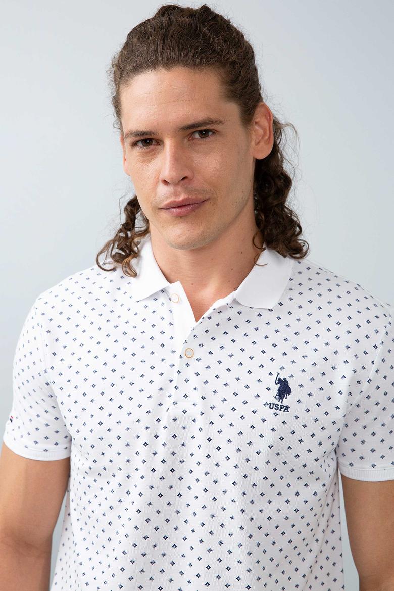 Erkek Beyaz Polo Yaka T-Shirt - 50200019009