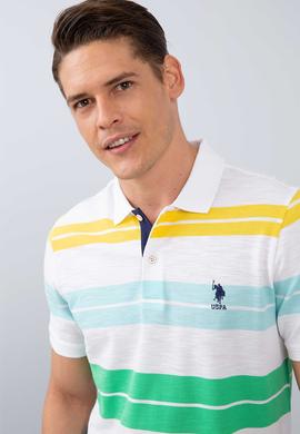 Erkek İndigo Polo Yaka T-Shirt - 50200023028