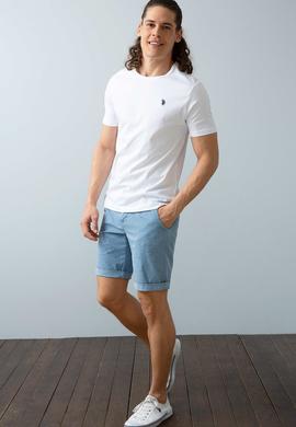 Erkek Beyaz Basic Tişört - 50200039007