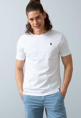 Erkek Beyaz Basic Tişört - 50200039007