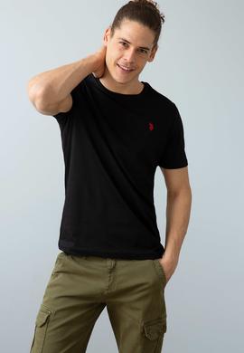 Erkek Siyah Basic Tişört - 50200039017