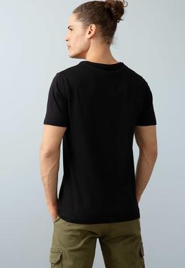 Erkek Siyah Basic Tişört - 50200039017