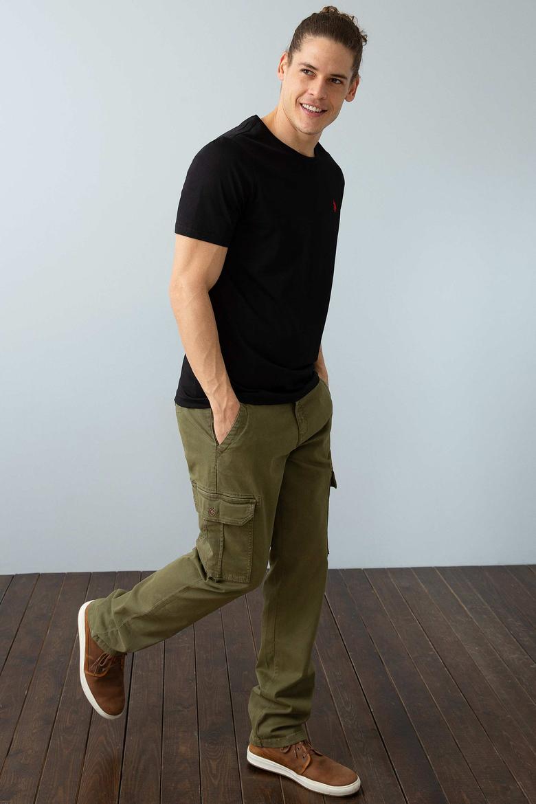 Erkek Siyah Basic Tişört - 50200039017