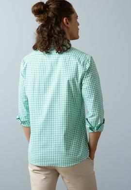 Erkek Yeşil Gömlek Uzunkol - 50200045017