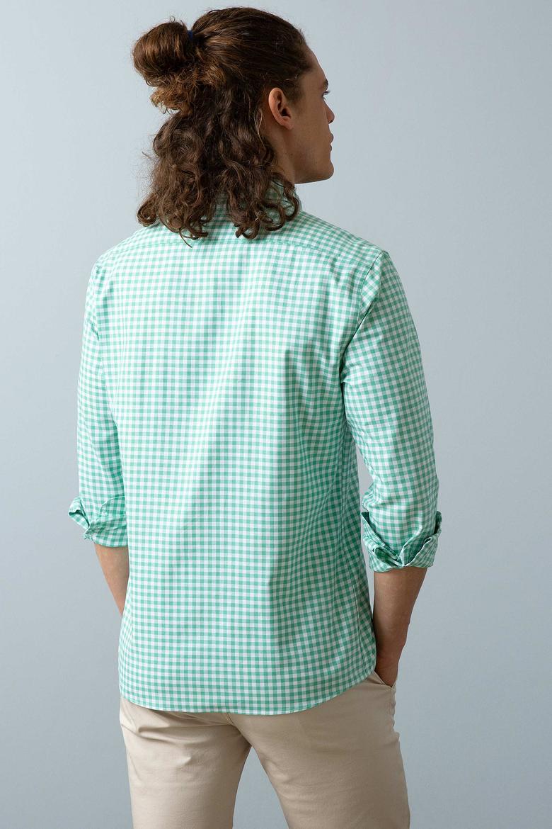 Erkek Yeşil Gömlek Uzunkol - 50200045017