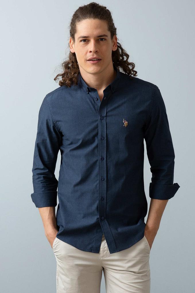 Erkek Lacivert Gömlek