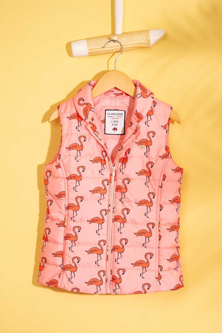 Kız Çocuk Pembe Yelek