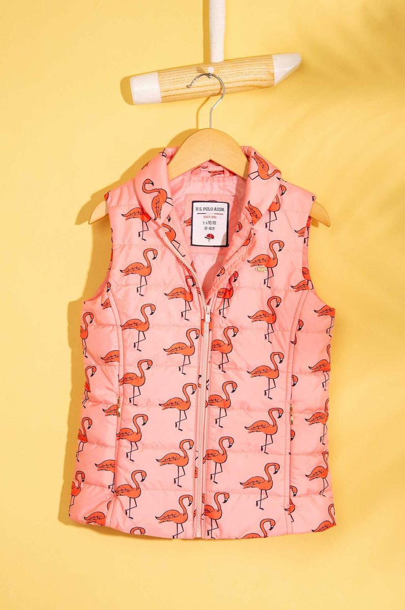 Kız Çocuk Pembe Yelek