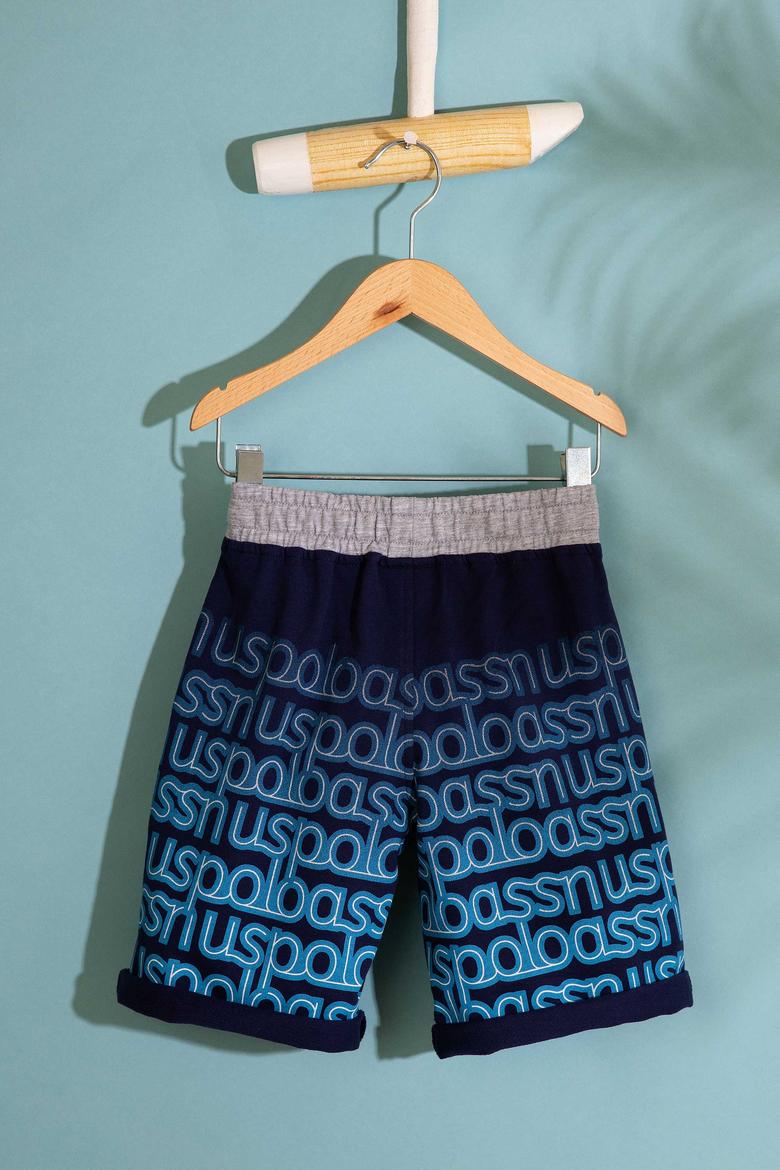 Çocuk Lacivert Örme Şort - 50200228005
