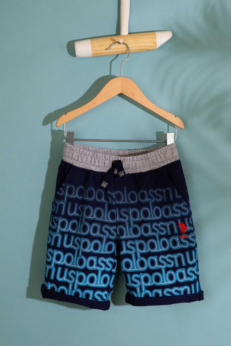 Çocuk Lacivert Örme Şort